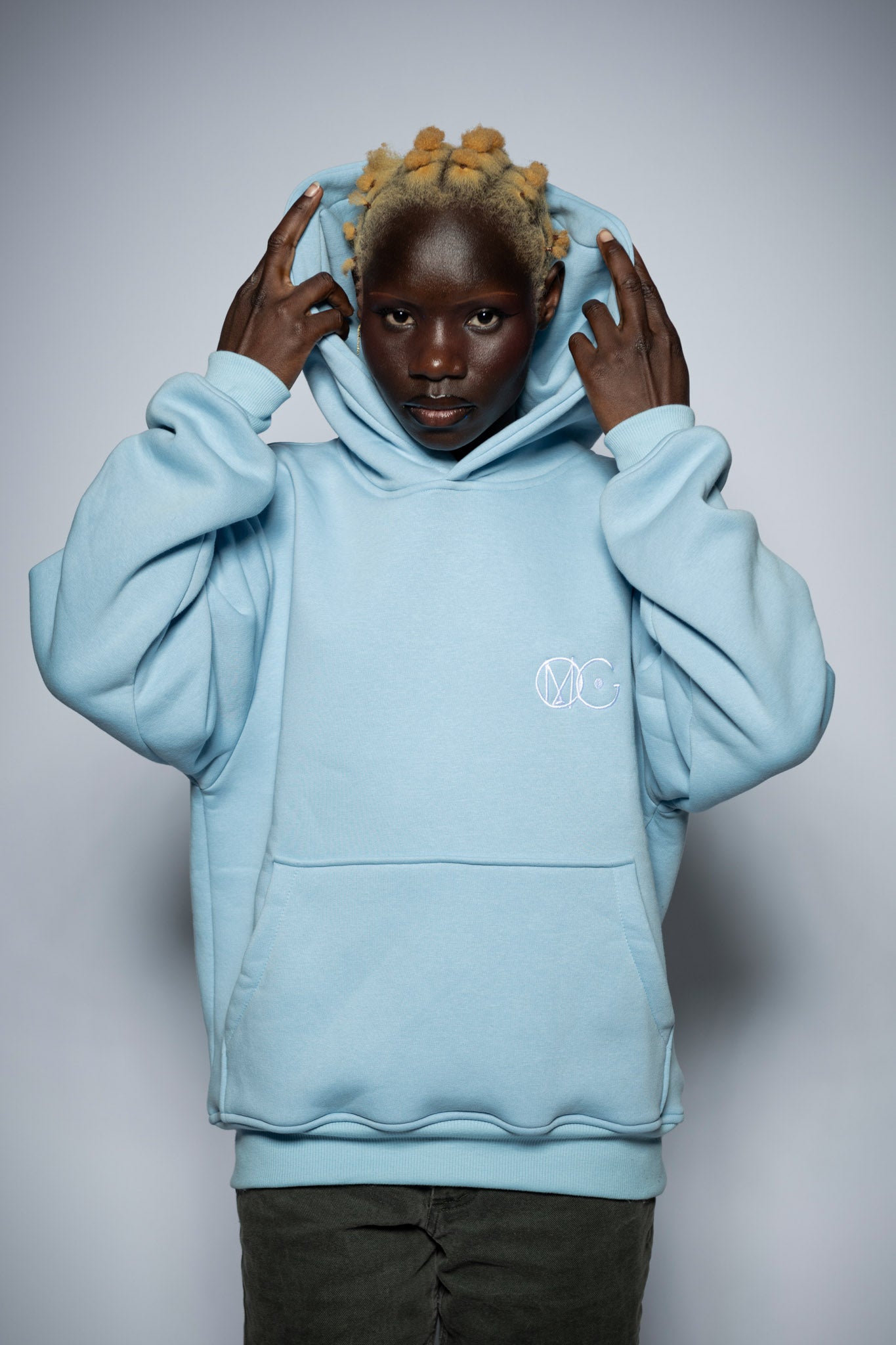 Basic Hoodie Baby Blue