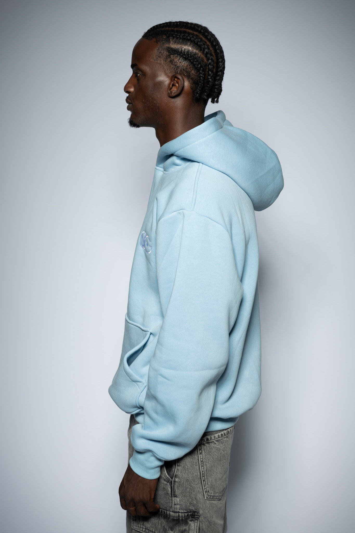 Basic Hoodie Baby Blue
