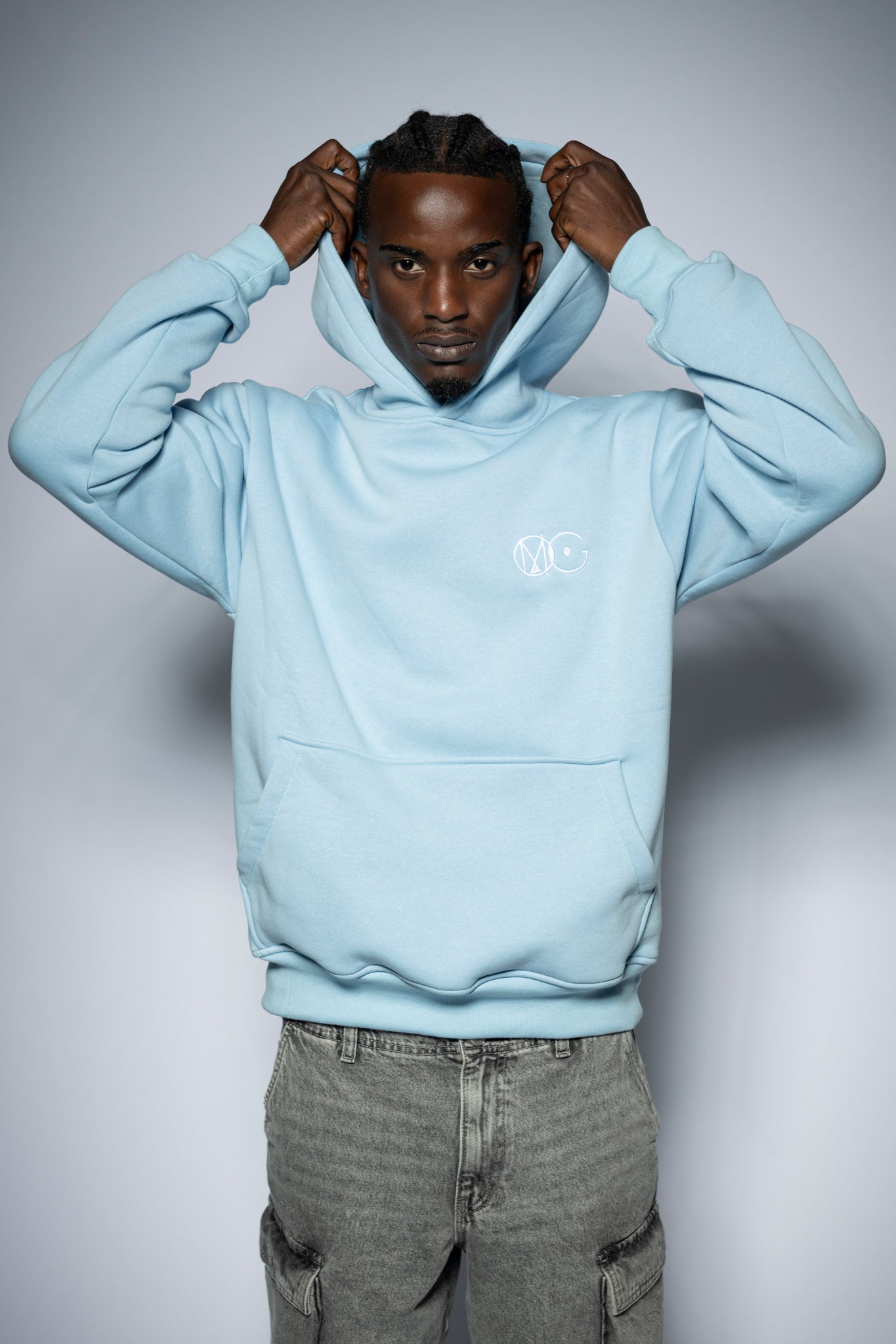 Basic Hoodie Baby Blue