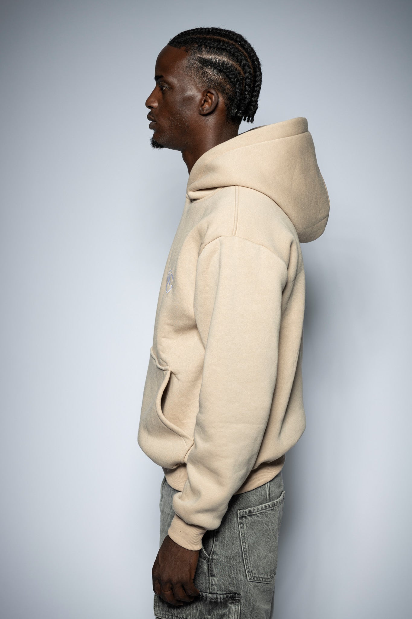 Basic Hoodie Beige